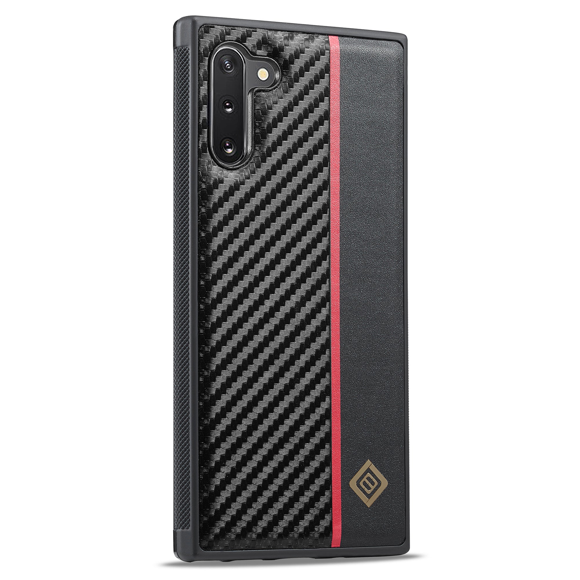 LC.IMEEKE Carbon Fiber Texture Case for Samsung Galaxy Note 10 4G Anti-scratch PU Leather+TPU+EVA Phone Cover LC.IMEEKE Carbon Fiber Texture Case for Samsung Galaxy Note 10 4G Anti-scratch PU Leather+TPU+EVA Phone Cover